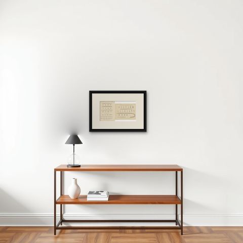 Set of 2 Antique Prints Illustrating the Anatomy of Various Amphibians, shown framed on a wall