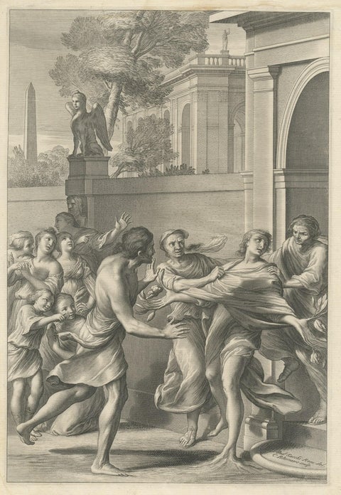 Antique Print of Harmonillus Turning into a Lemon Tree, 1646, view 3