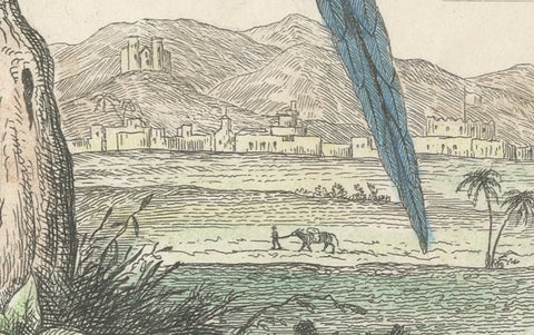 Small Hand-Colored Print L'Ara Rouge et Bleu Parrot from Buffon’s Histoire, 1770, close-up 3