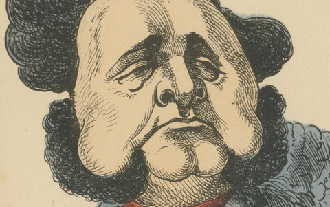 Imperial Menagerie: Maupas - The Turkey (Vanity - Stupidity), 1870, close-up 1