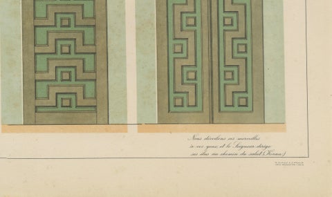 Antique Ottoman Door Panels Print, Yenişehir, Turkey, 1580, Raymond, 1924, close-up 3