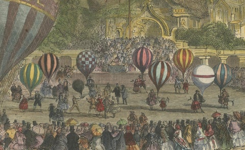 Victorian Leisure: Balloon Races at Cremorne and Floral Fêtes at Bishop Auckland, close-up 5