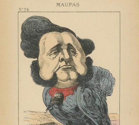 Imperial Menagerie: Maupas - The Turkey (Vanity - Stupidity), 1870, close-up 3