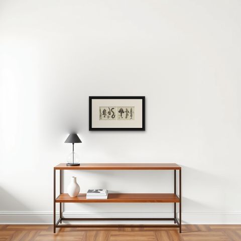 Antique Fish Prints, Engraved Plates of Rare Species, Hand-Colored, c.1821, shown framed on a wall