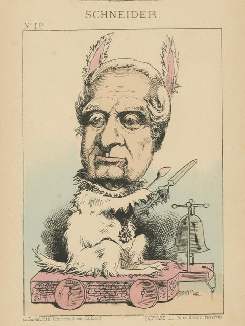 Imperial Menagerie: Schneider - The White Rabbit (Arrogance - Domesticity), 1870, close-up 1