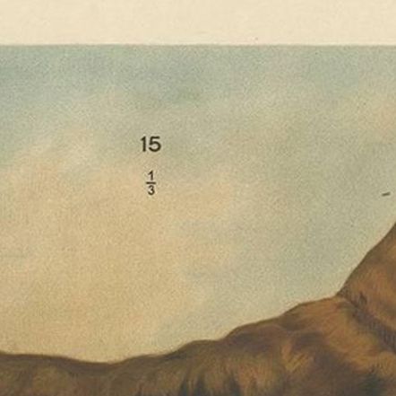 Antique Dog Print of a German Shepherd by Th. Breidwiser, 1879, close-up 1
