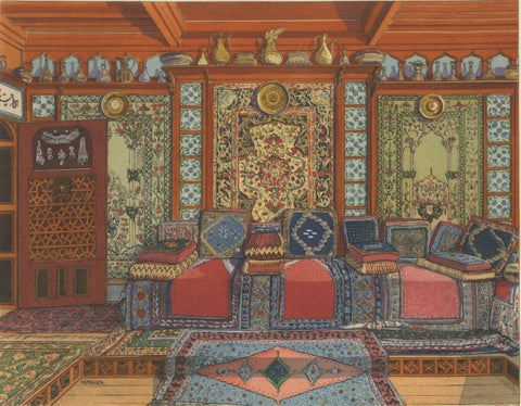 The Oriental Chamber: Ottoman Comfort and Floral Ornament, 1900, close-up 2