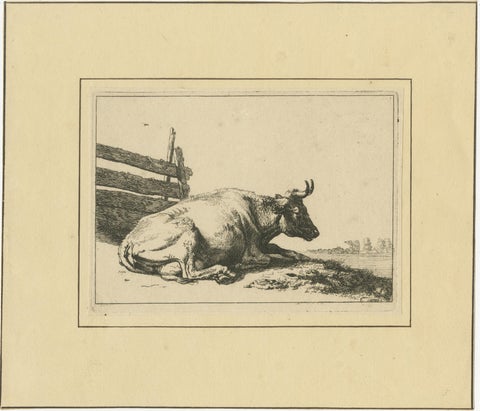 Set of 8 Dutch Golden Age Cattle Etchings, After Paulus Potter, c.1650, view 7