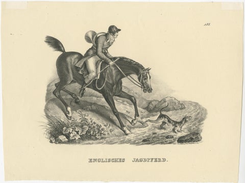 Set of 2 Antique Prints of English Horses, view 2
