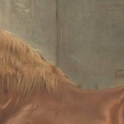 Antique Print of the Suffolk Horse by O. Eerelman, 1898, close-up 1