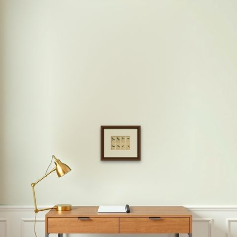 Set of 8 Antique Bird Prints, Violet-Tufted Hummingbird, by Jardine '1837', shown framed on a wall