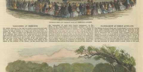 Victorian Leisure: Balloon Races at Cremorne and Floral Fêtes at Bishop Auckland, close-up 4
