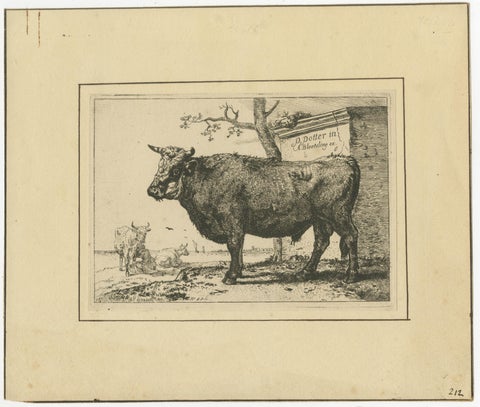 Set of 8 Dutch Golden Age Cattle Etchings, After Paulus Potter, c.1650, view 4