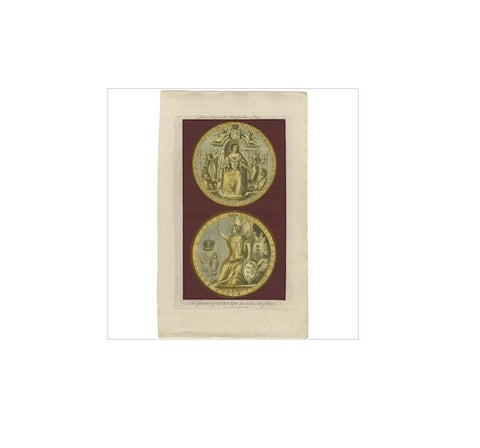 Great Seal of Queen Anne After Union with Scotland, Harrison 1786, view 3