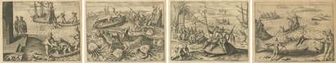 Exotic Encounters: Giant Crabs, Tortoises, Whales, and Cockfights - De Bry, 1598, view 6