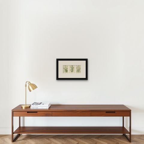 Ephemeral Blossoms: Treasures from 'Favourite Flowers of Garden and Greenhouse', shown framed on a wall