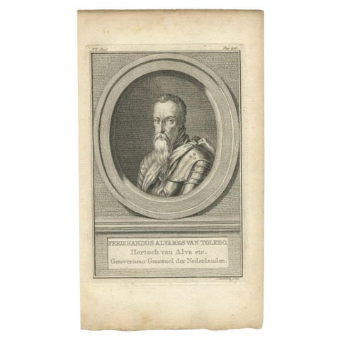 Fernando Alvarez de Toledo y Pimentel, Spanish Noble, General and Diplomat, 1750, view 2