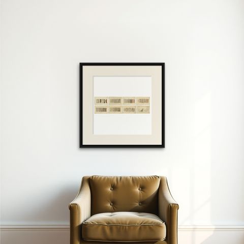 Cinchona Bark Varieties: A Rare Hand-Colored Illustrated Botanical Atlas (1826), shown framed on a wall