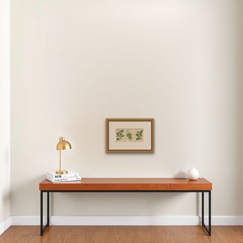 Botanical Prints: Creeping Sailor, London Pride and Thick-Leaved Saxifrage, 1897, shown framed on a wall
