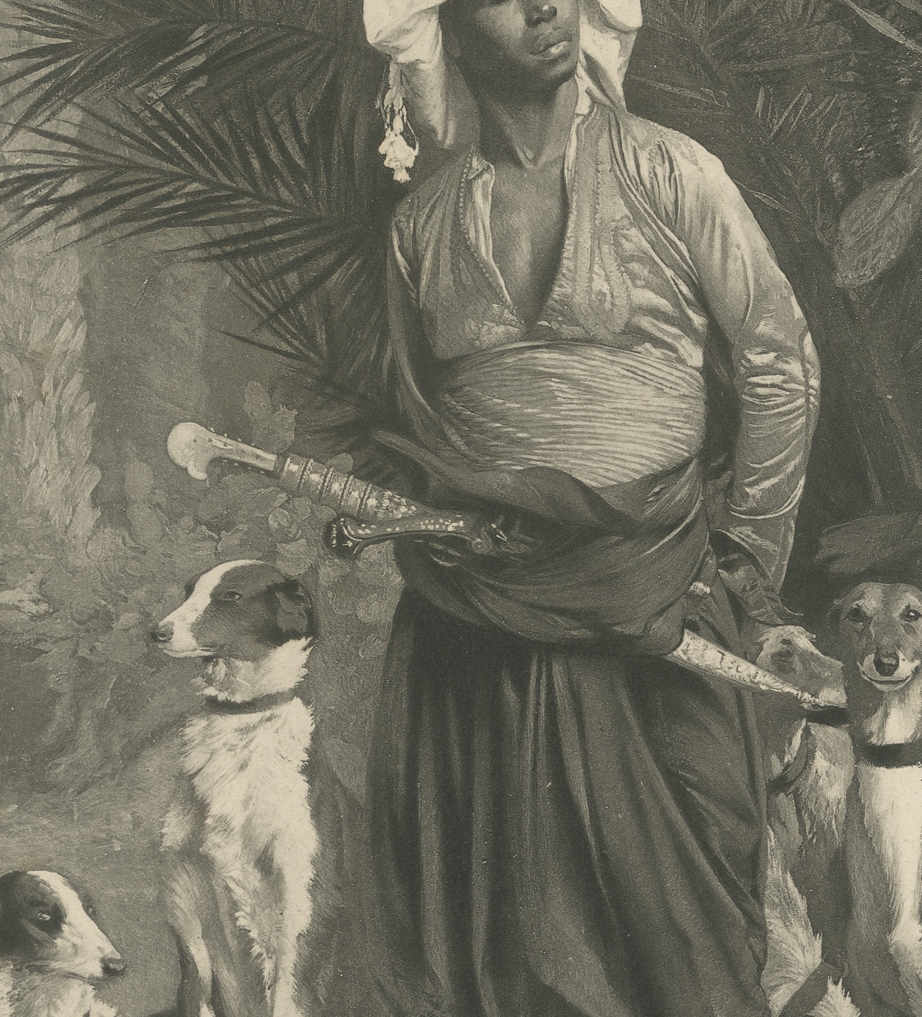 Master of the Hounds after Jean-Léon Gérôme, Antique Photogravure, circa 1880, view 5