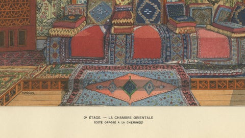 The Oriental Chamber: Ottoman Comfort and Floral Ornament, 1900, close-up 4