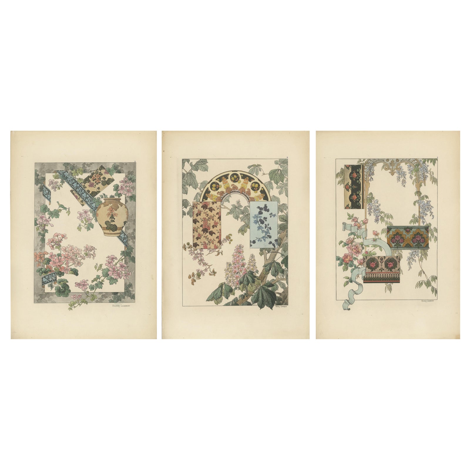 La Flore Décorative The Art Nouveau Elegance of Floral Ornamentation in 1896