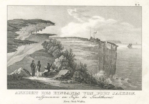 Views of Port Jackson and Seal Hunters' Dwelling, New Holland (New South Wales), close-up 3