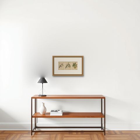 New Zealand Botanical Fruit Studies, Set of Three Lithographs, 1890, shown framed on a wall