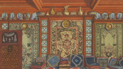 The Oriental Chamber: Ottoman Comfort and Floral Ornament, 1900, close-up 3