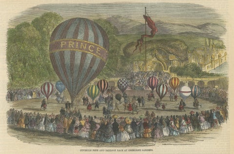 Victorian Leisure: Balloon Races at Cremorne and Floral Fêtes at Bishop Auckland, close-up 2