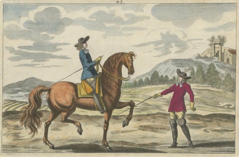Baroque Dressage Horse in Collection, Georg Simon Winter, 1678