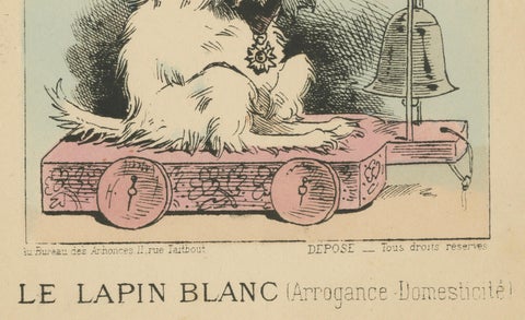 Imperial Menagerie: Schneider - The White Rabbit (Arrogance - Domesticity), 1870, close-up 2