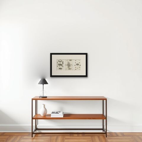 Set of Three Antique Engravings of Insects from Diderot’s Encyclopédie, ca. 1770, shown framed on a wall