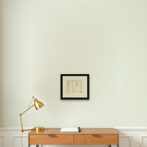 Set of 8 Antique Botanical Prints, Poa Grasses: Meadowgrass & Bluegrass ca.1830, shown framed on a wall