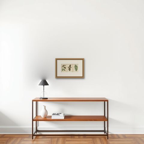 Botanical Elegance: Masterpieces of Victorian Horticulture, Published in 1880, shown framed on a wall