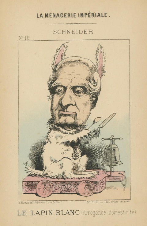 Imperial Menagerie: Schneider - The White Rabbit (Arrogance - Domesticity), 1870, close-up 4
