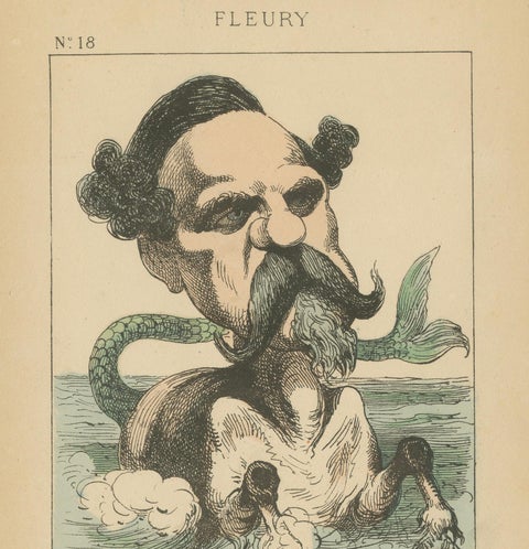 Imperial Menagerie: Fleury - The Sea Horse (Flesh and Fish), 1870, close-up 3
