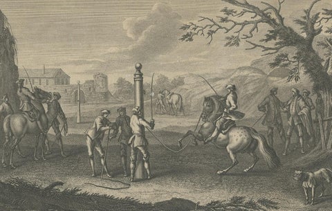 Antique Horse Print of 'Gallop' by J.E. Ridinger, 1722, view 3