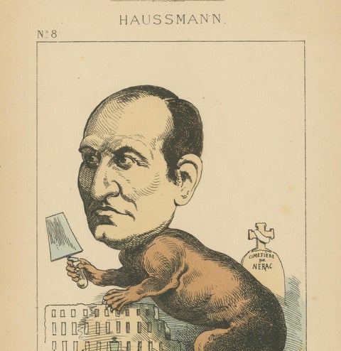 Imperial Menagerie: Baron Haussmann - The Beaver (Activity - Profit), 1870, close-up 2