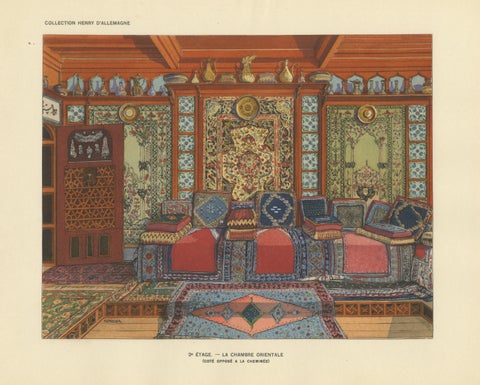 The Oriental Chamber: Ottoman Comfort and Floral Ornament, 1900, close-up 1
