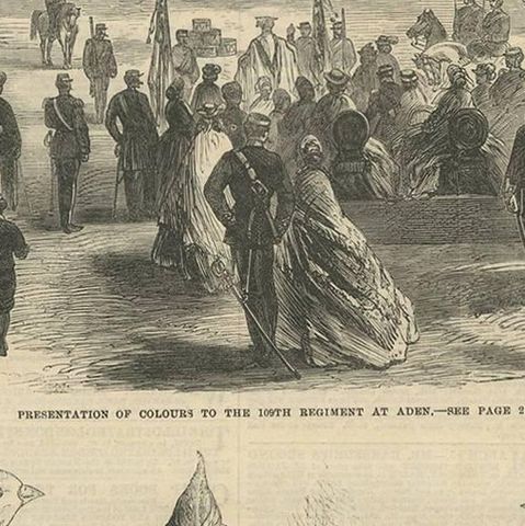 Antique Print of Prize Birds at the Crystal Palace Show, 1866, close-up 1