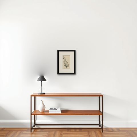 Original Antique Engraving of a Sulphur-Crested Cockatoo, c.1811, shown framed on a wall