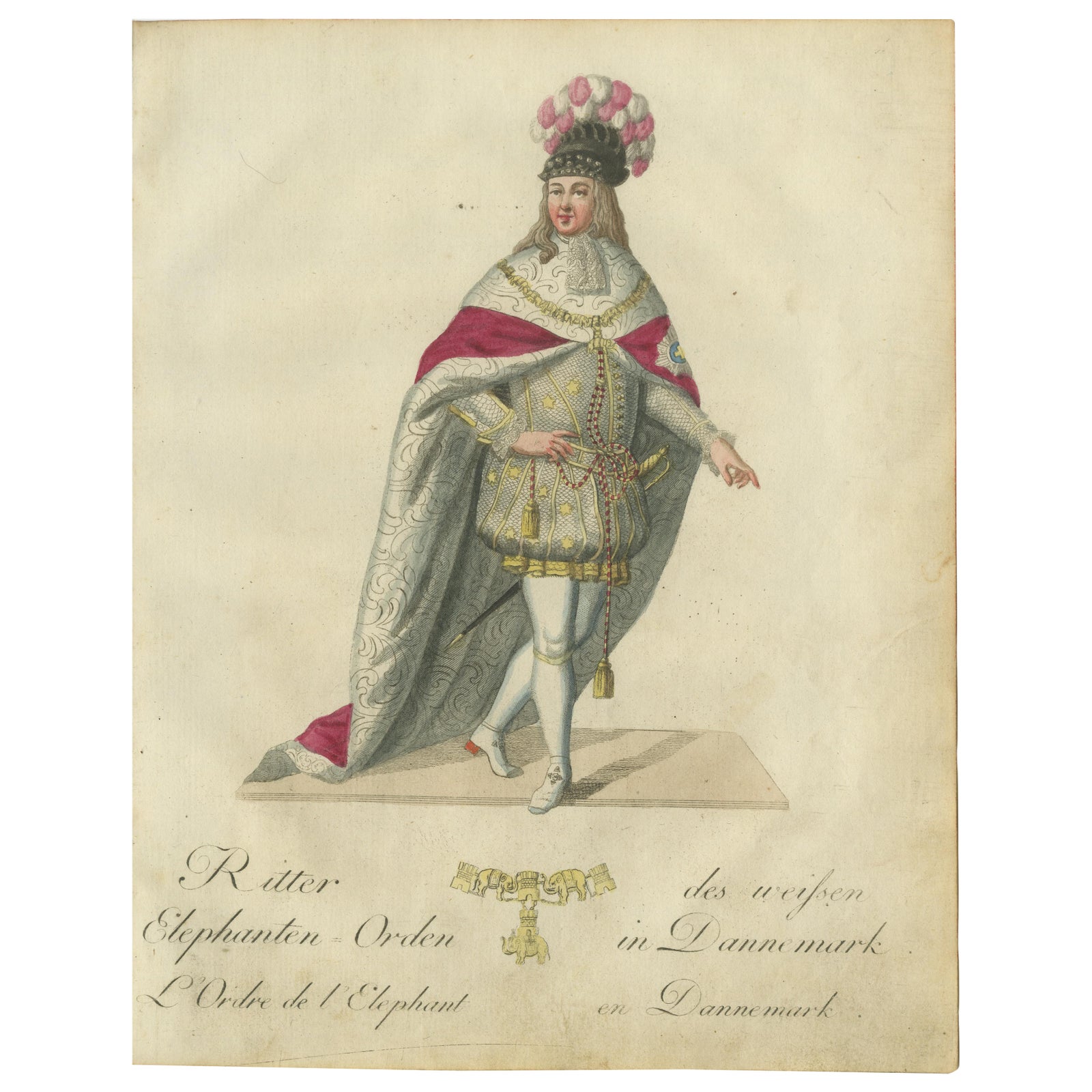 Knight of the Order of the Elephant: 18th-Century Danish Chivalric Elegance