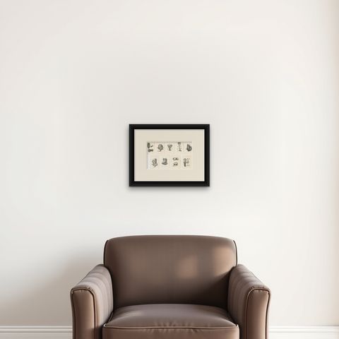 19th Century Animal Anatomy Prints by Lejeune, circa 1840, shown framed on a wall