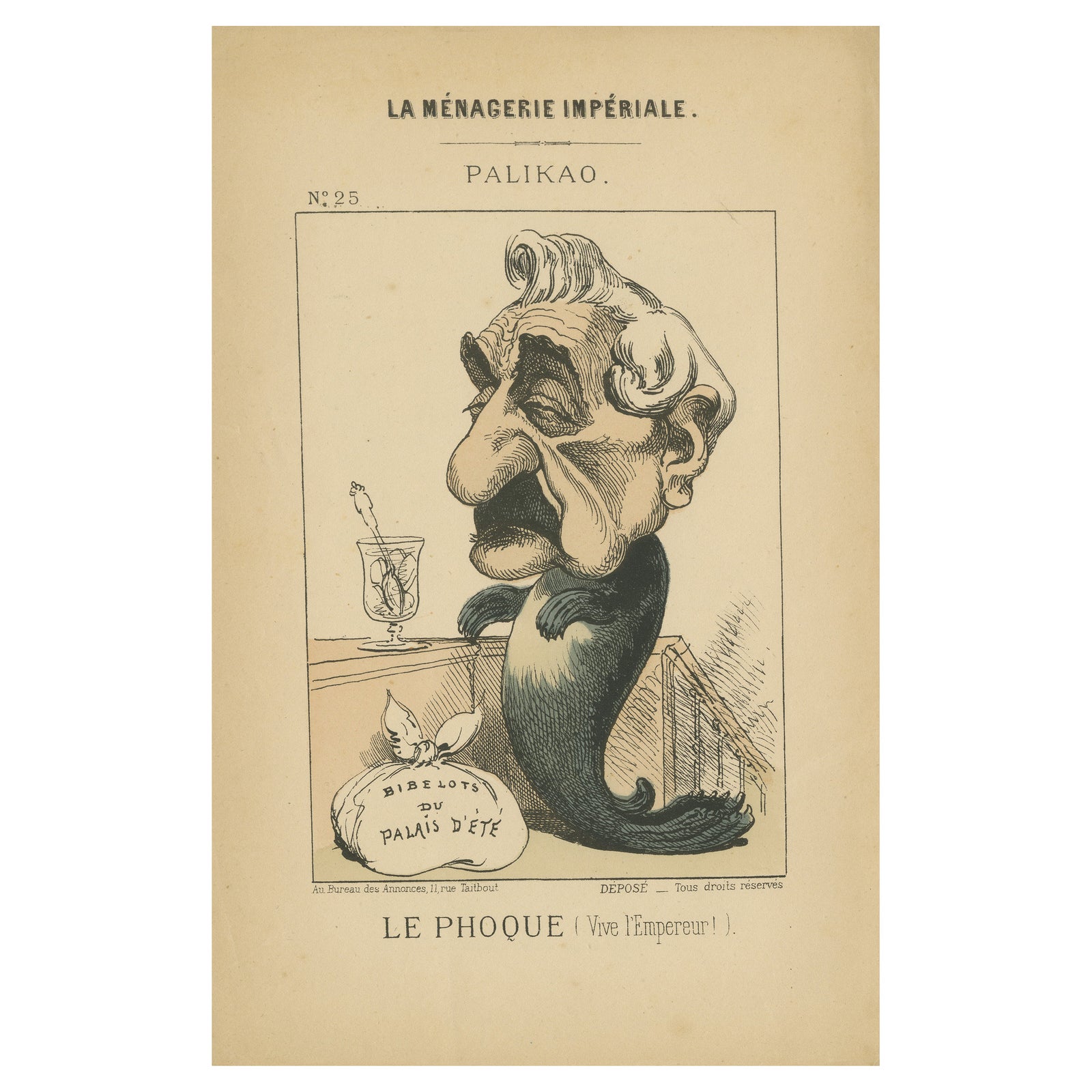 Imperial Menagerie: Palikao - The Seal (Long live the Emperor!), 1870