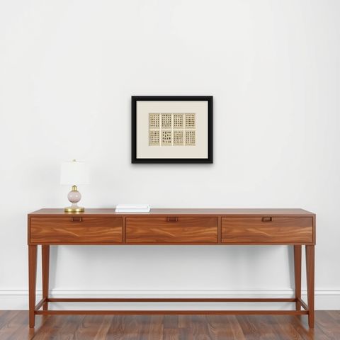 Decorative Antique Beetle Prints, Vibrant Chromolithograph Set of 8, Calwer 1893, shown framed on a wall